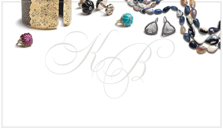 Karen Bizer Fine Jewelry collection — bracelets, rings, earrings and necklaces