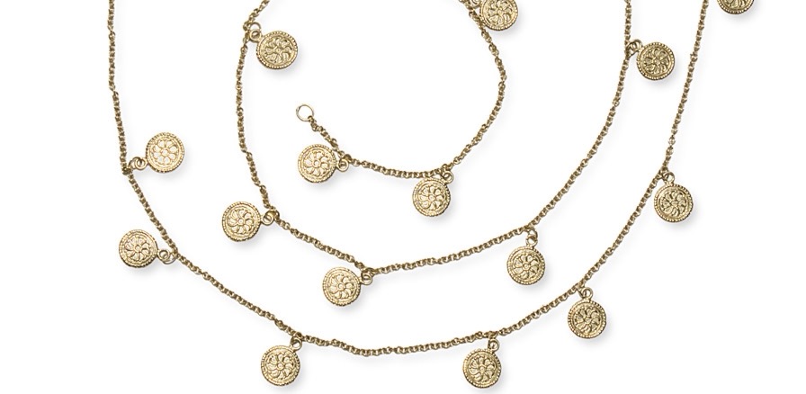 Byzantine Coin Necklace