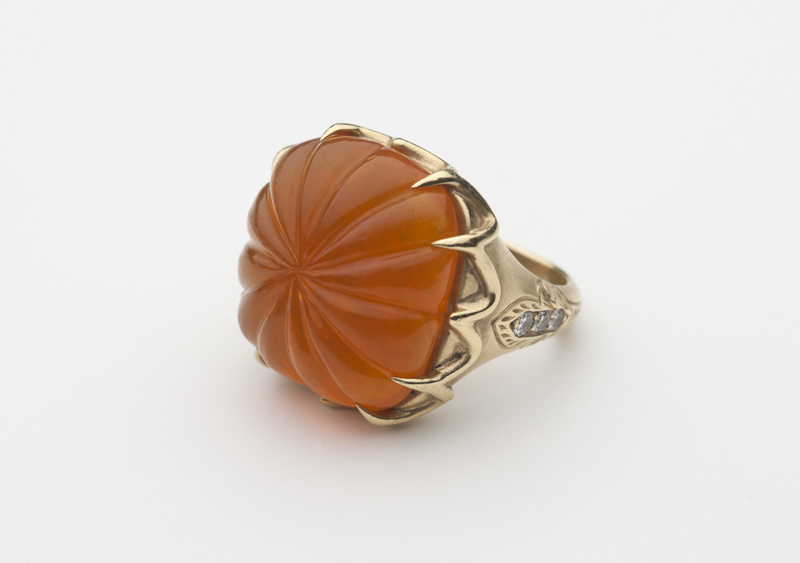 Carnelian dome ring